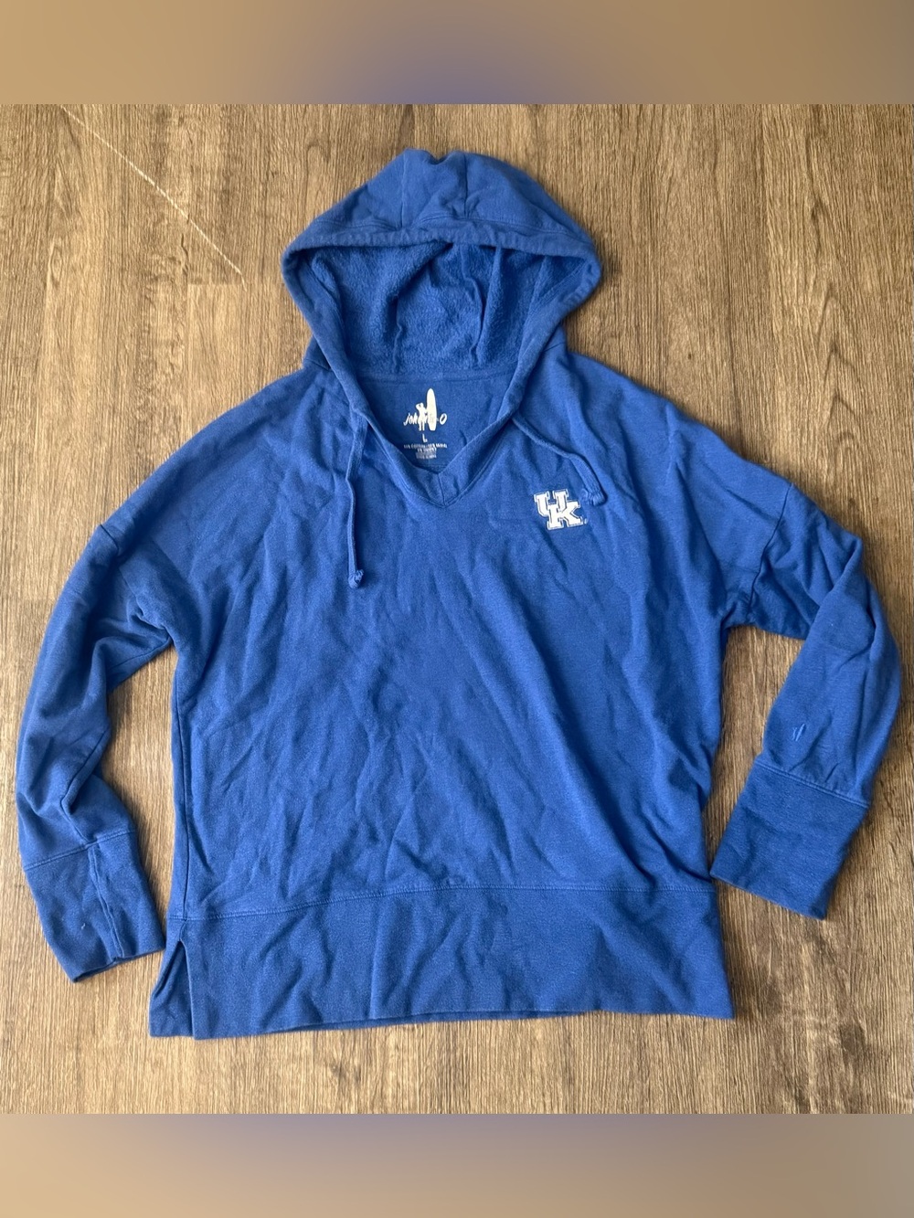 Johnnie O Kentucky Wildcats Pullover Mens Large Blue  Hybrid Hoodie